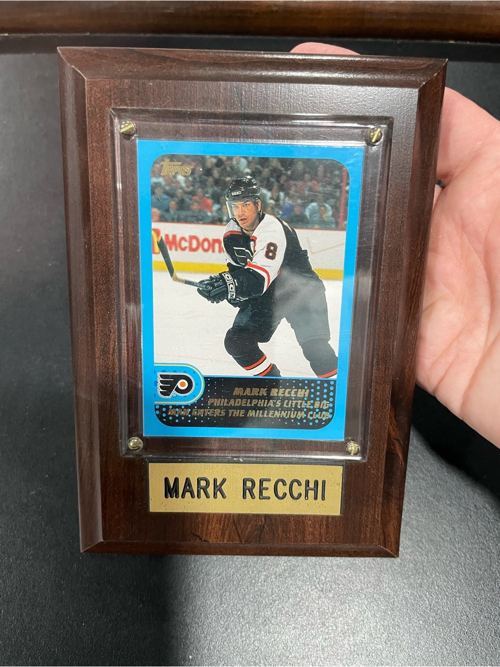 Mark Recchi Philadelphia Flyers Hockey Card Plaque